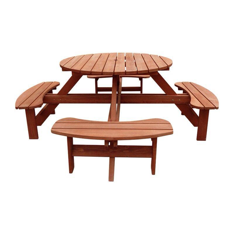 Round Wooden Table