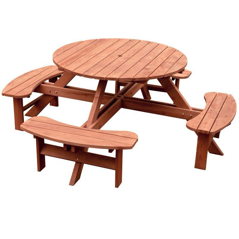 Round Wooden Table