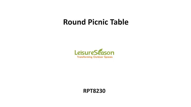 Round Wooden Table
